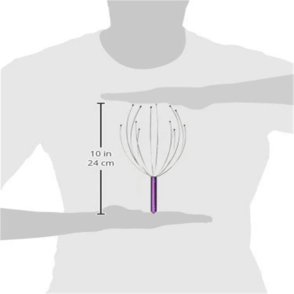 Head Massager Scalp Handheld Head Massager Scratcher Scalp Massager Reliever Neck Stress And Head Physician Steel Ball Tools