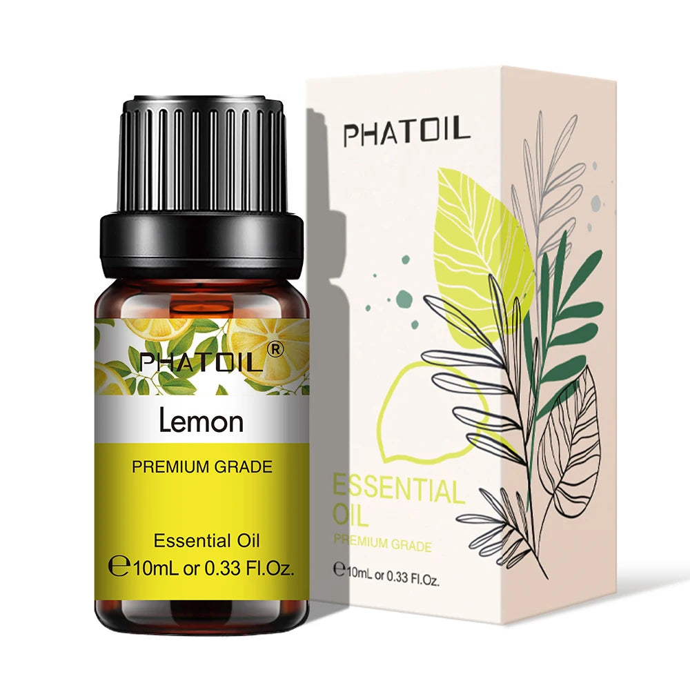 PHATOIL Natural Plant Essential Oil 10ml - Eucalyptus, Lavender & More
