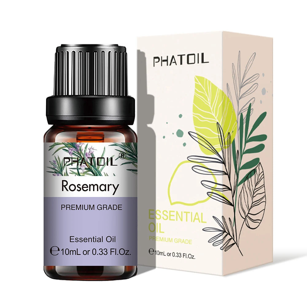 PHATOIL Natural Plant Essential Oil 10ml - Eucalyptus, Lavender & More