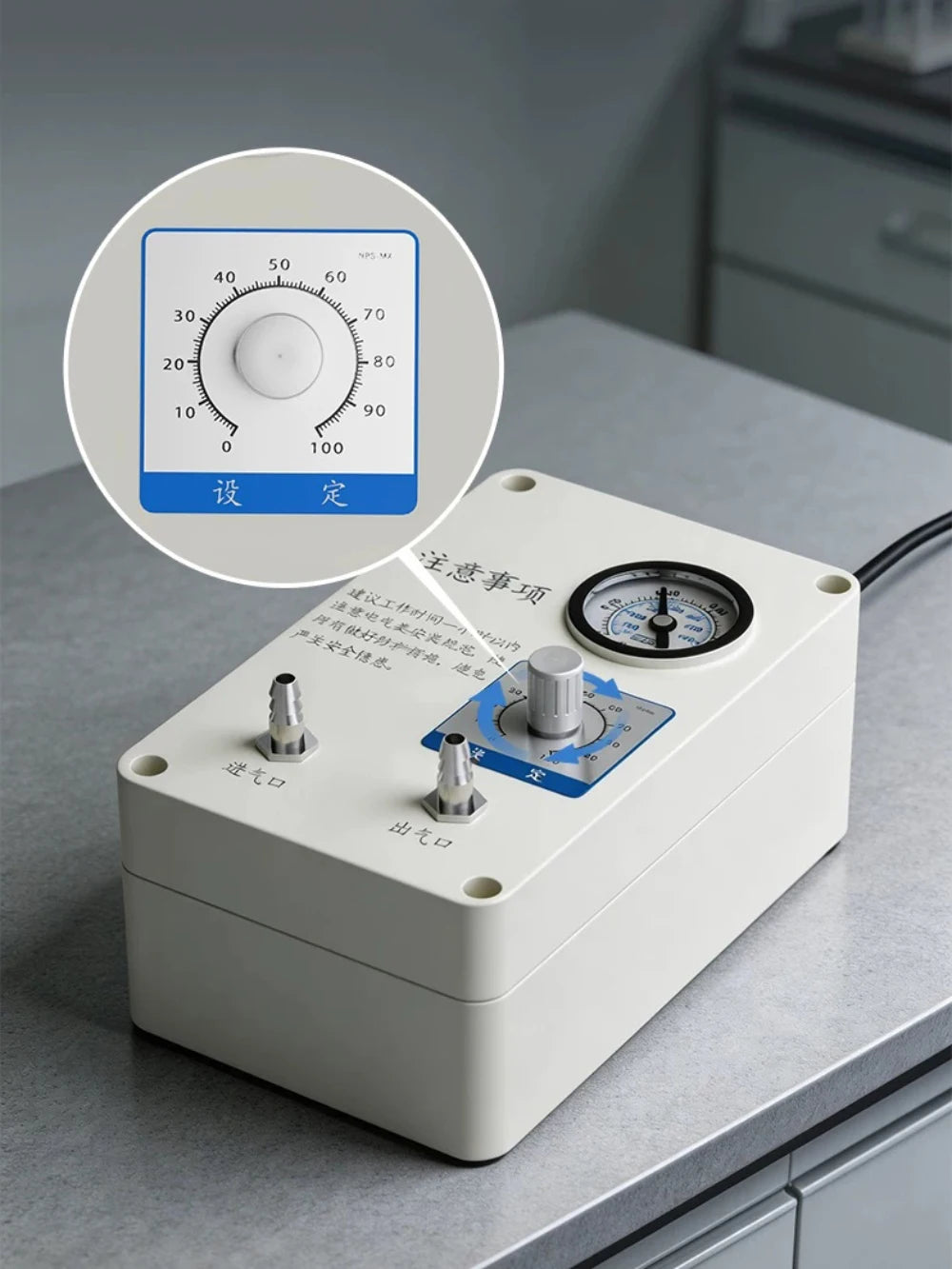 Electronic Negative Pressure Vacuum Pump with Digital Gauge – Adjustable Flow Rate for Filtration & Suction Applications