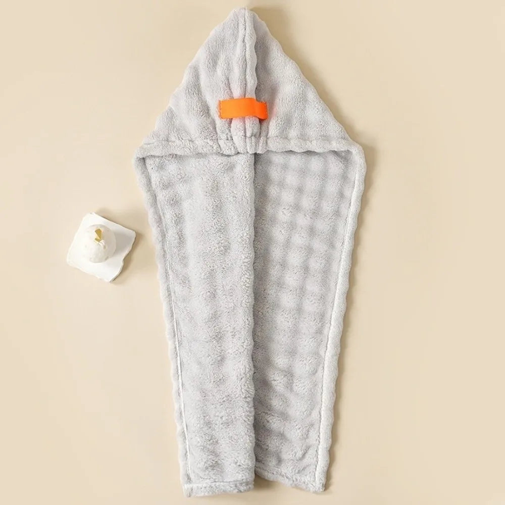 Microfiber Quickly Hair Dry Towel Extra Large Super Absorbent Bathroom Women Turban Soft Thickened Hair Dry Wrap Bonnets