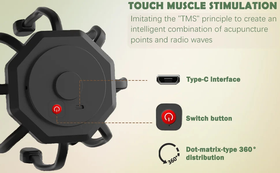 Electric Scalp Massager, Head Massager Scalp Stress Relax, Kneading Hair Massage with 3 Modes, 360 Degree Hair Massager