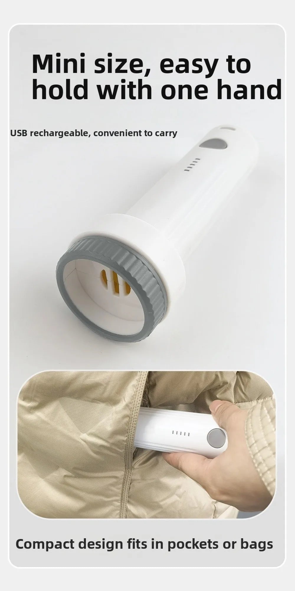 Rechargeable Electric Vacuum Pump Low Noise Portable Compressed Bag Air Pump Lightweight Mini Vacuum Bag Suction Pump Travel