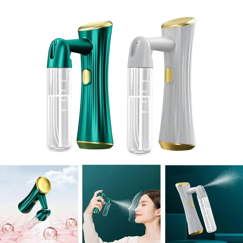 Handheld Facial Steamer - Portable Humidifier for Deep Moisturizing