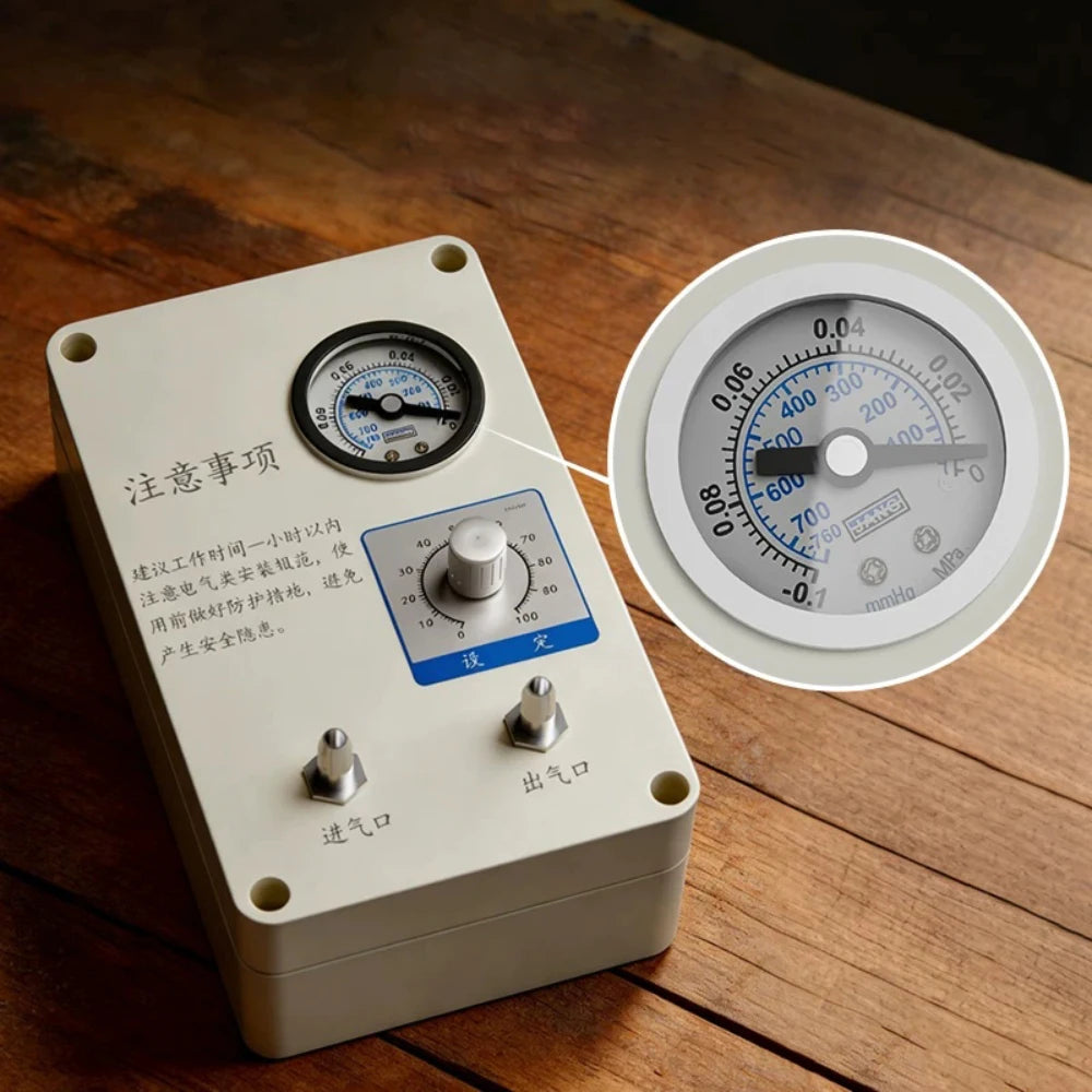 Electronic Negative Pressure Vacuum Pump with Digital Gauge – Adjustable Flow Rate for Filtration & Suction Applications