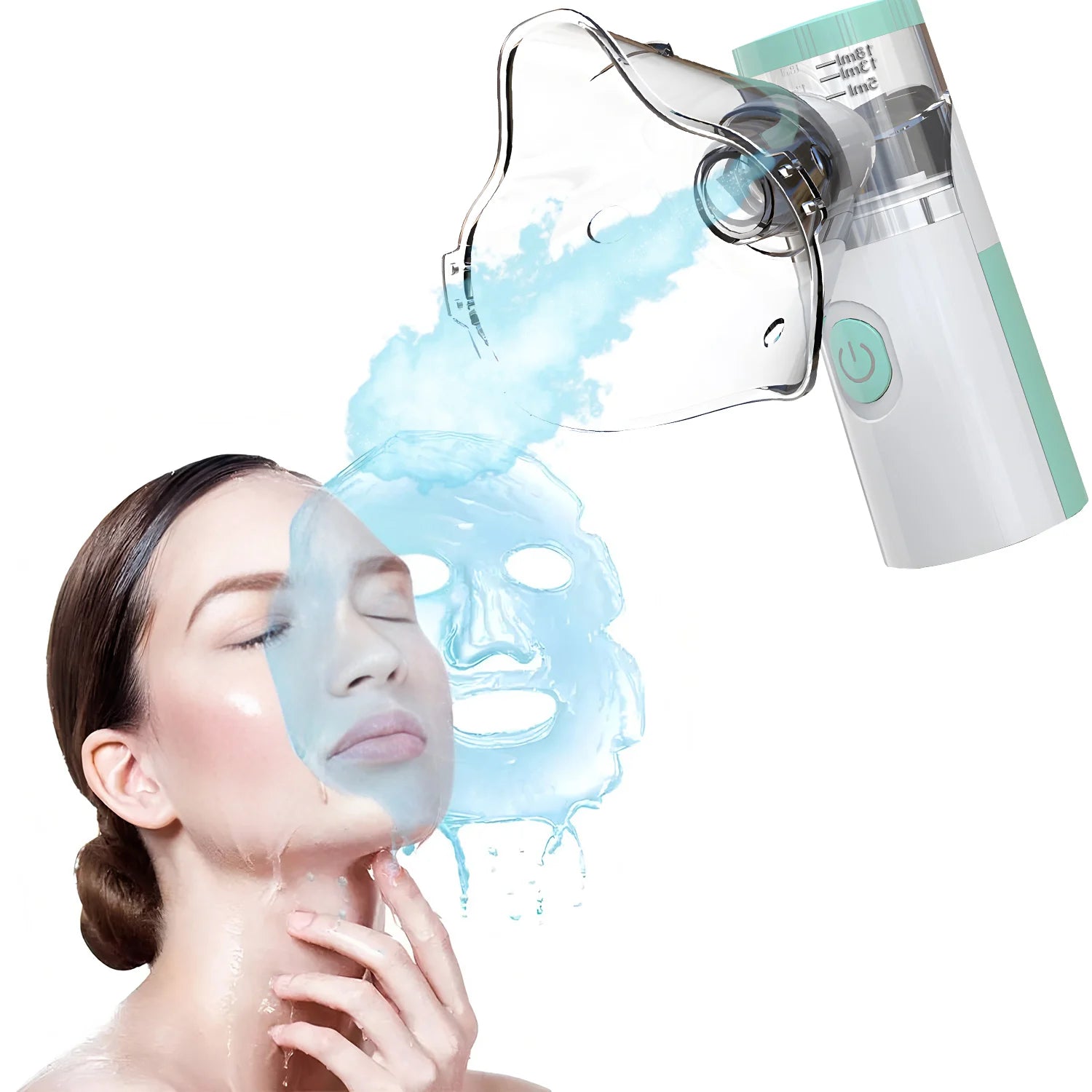 Facial Steamer Ionic Hot Mist Facial Heating Sprayer Pore Cleaner Skin Moisturizing SPA Humidifier Atomizer Home Skin Care Tool