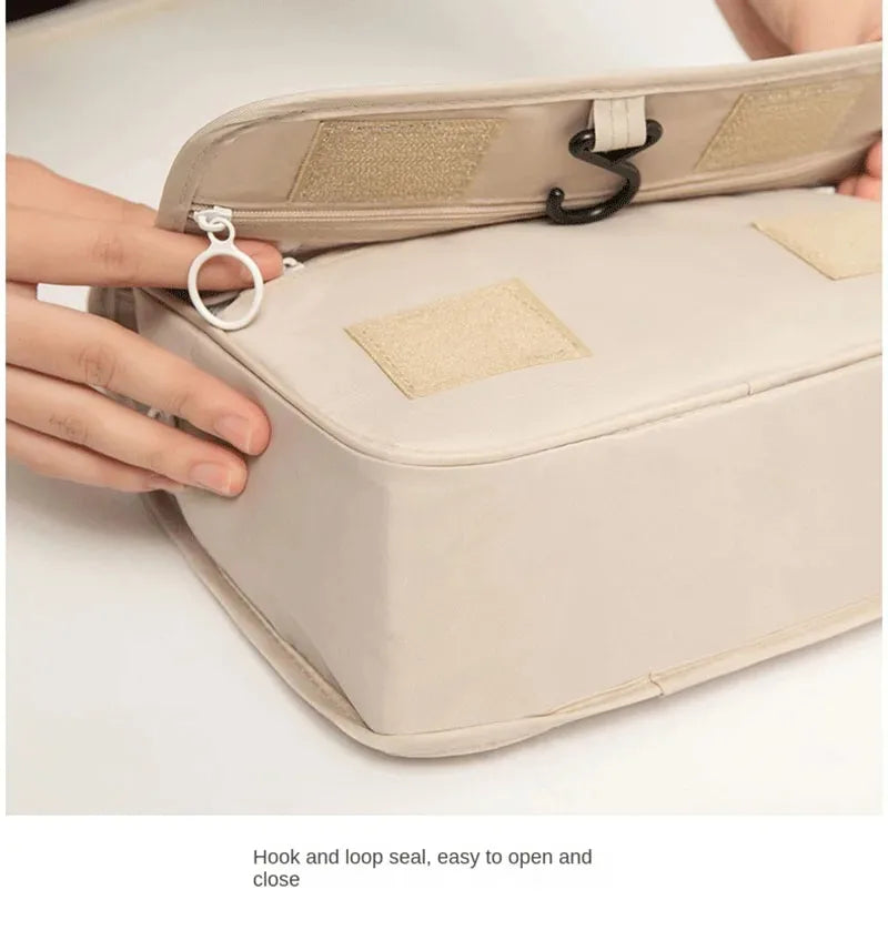 High Quality Travel Makeup Bag Waterproof Toiletries Organizer Women Neceser Bathroom Hook Wash Pouch Hook Makeup Storage Bag