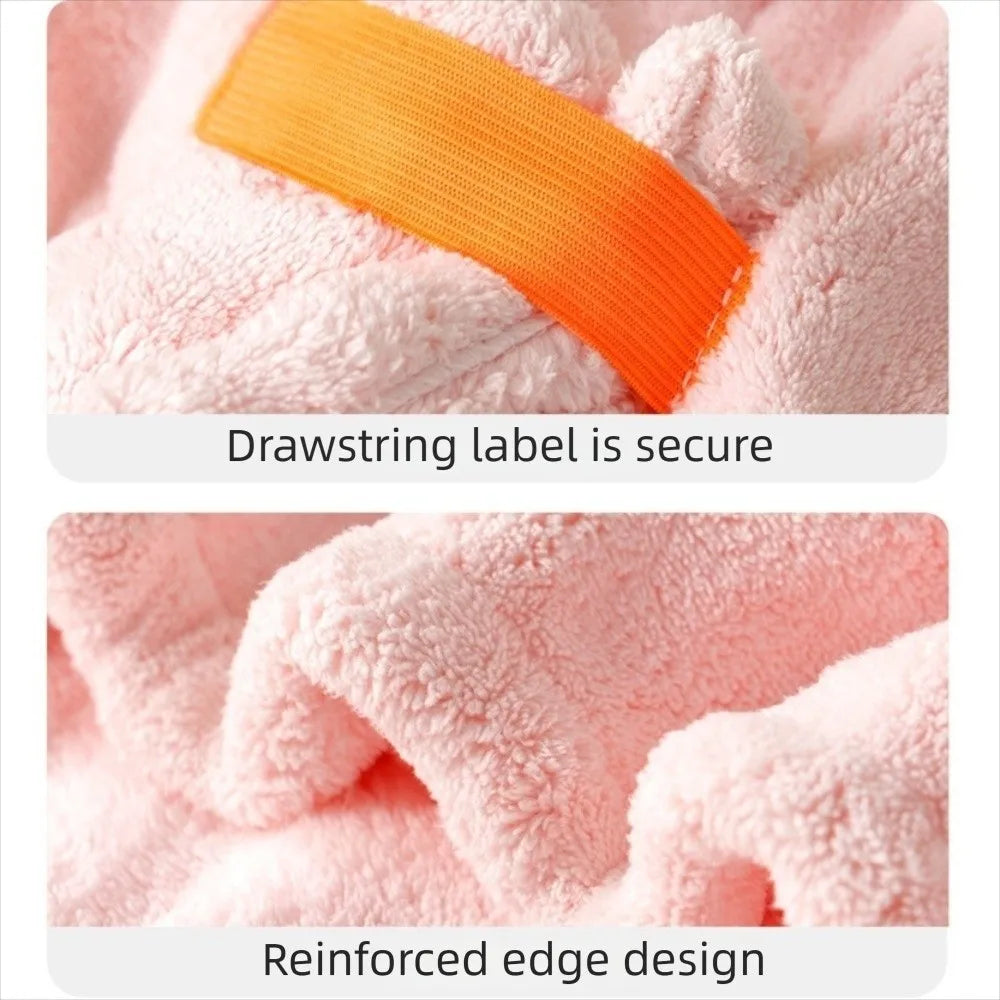 Microfiber Quickly Hair Dry Towel Extra Large Super Absorbent Bathroom Women Turban Soft Thickened Hair Dry Wrap Bonnets