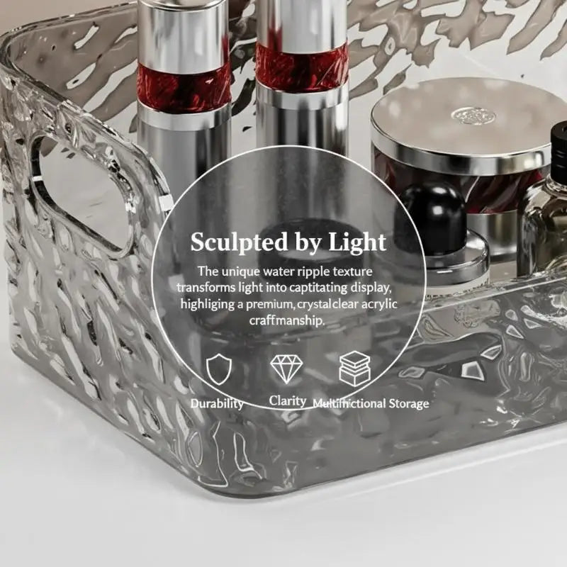 Stackable Storage Box – Elevate Your Organization Game with the Ultimate Cosmetic Organizer