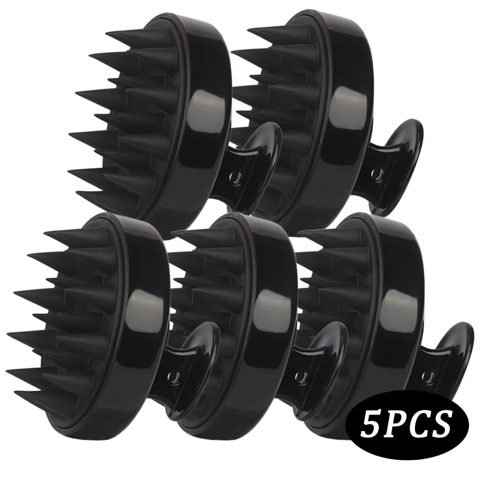 Scalp Massager for Hair Growth,Silicone Comb with Soft Bristles for Washing & Blood Circulation, Shampoo Brush Relaxation Tools