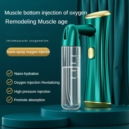 Handheld Facial Steamer Sprayer - Portable Humidifier for Deep Moisturizing & Skin Replenishment, Beauty Care Tool - White