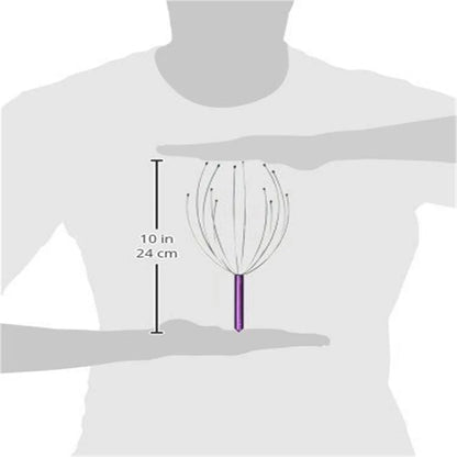 Head Massager Scalp Handheld Head Massager Scratcher Scalp Massager Reliever Neck Stress And Head Physician Steel Ball Tools