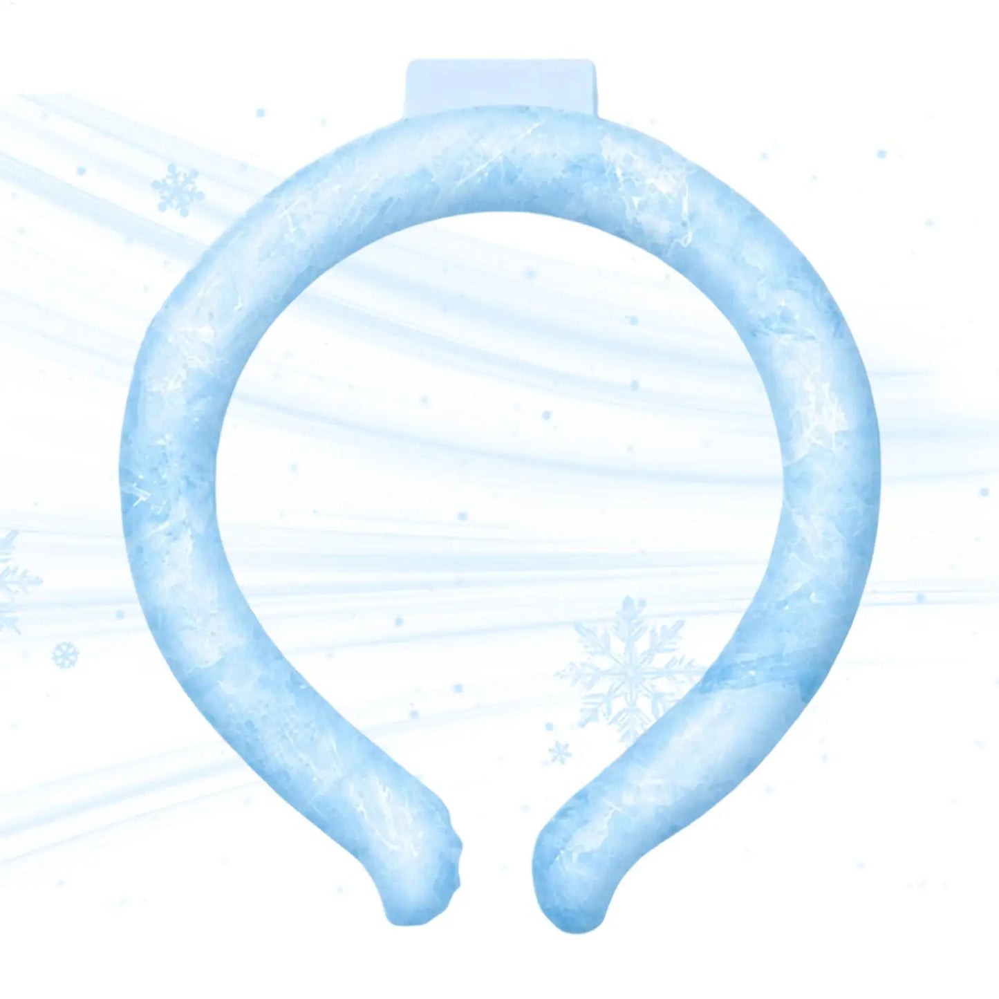 Cooling Neck Wraps Reusable Ice Neck Cooler Wearable Neck Cooling Tube Neck Cooler Personal Ice Pack Wrap Neck Cooling Ring