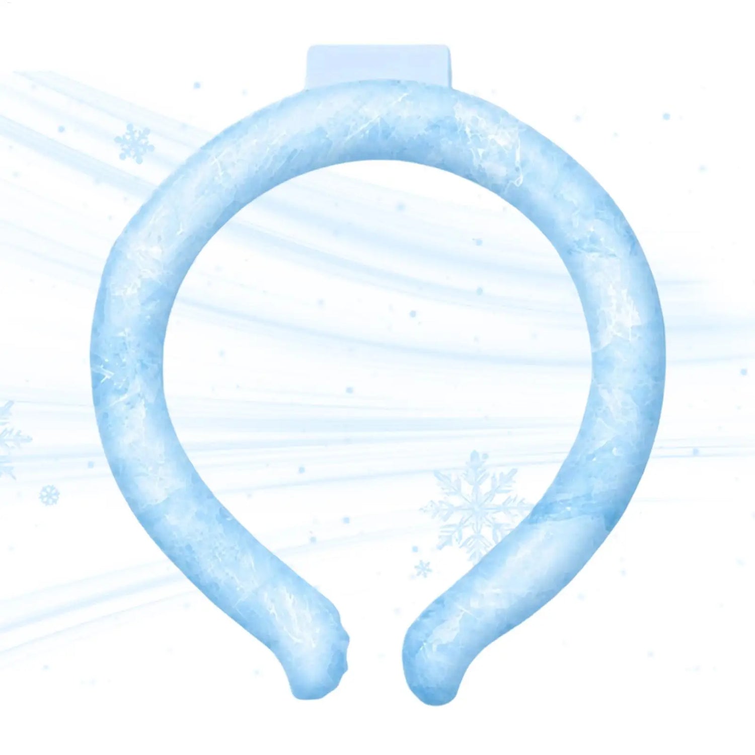 Cooling Neck Wraps Reusable Ice Neck Cooler Wearable Neck Cooling Tube Neck Cooler Personal Ice Pack Wrap Neck Cooling Ring