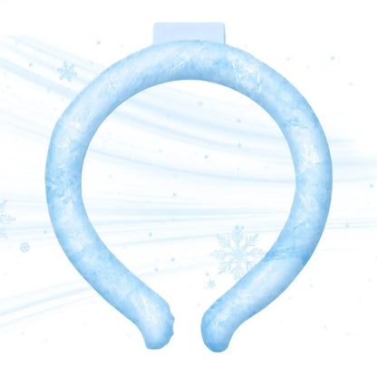 Cooling Neck Wraps Reusable Ice Neck Cooler Wearable Neck Cooling Tube Neck Cooler Personal Ice Pack Wrap Neck Cooling Ring