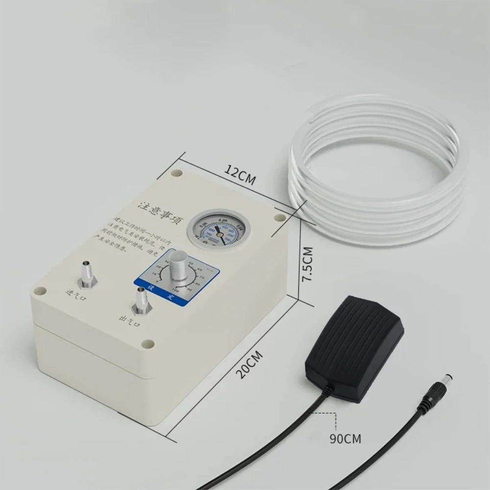 Electronic Negative Pressure Vacuum Pump with Digital Gauge – Adjustable Flow Rate for Filtration &amp; Suction Applications