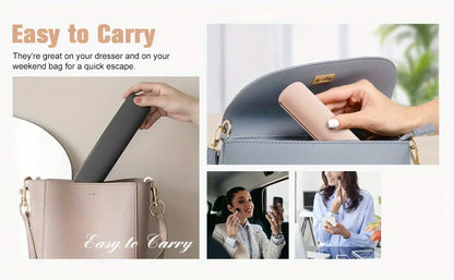 Travel Makeup Brush Bag, Simple Portable Silicone Storage Box, Soft and Sleek Makeup Tools Organizer for Travel