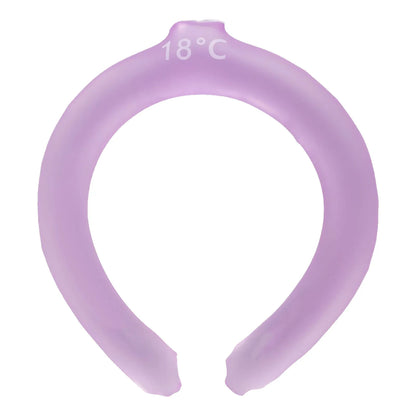 Wearable Cooling Neck Wraps PVC Neck Cooling Tube Heat Dissipation Wearable Reusable Cooling Neck Wrap for Summer