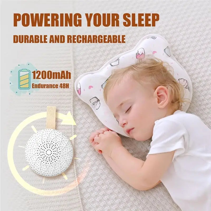 November White Noise Machine - Portable Sound Therapy Device
