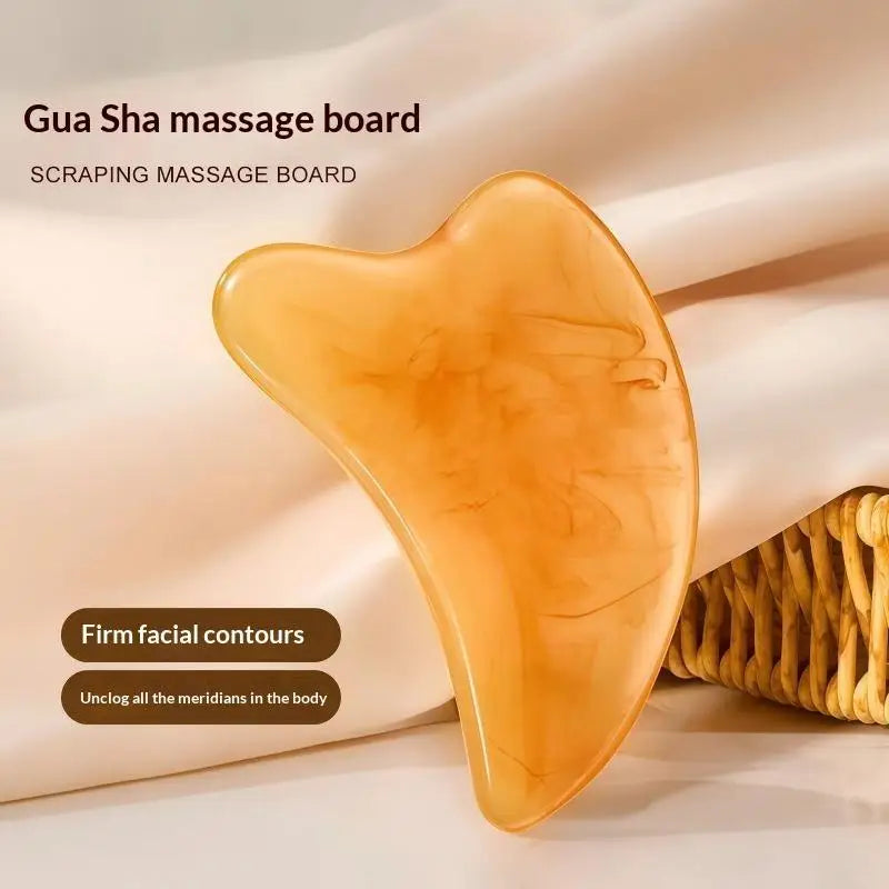 1Pc/2Pcs Gua Sha Massage Set Smooth Edges Lifting Effect For Facial Body Home Skincare Use