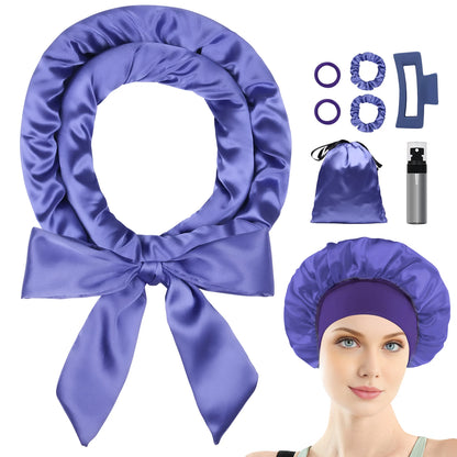 Satin Heatless Curling Set Heatless Curls Overnight Hair Curler 70" No Heat Curls Hair Curlers to Sleep in Overnight Curls Hea