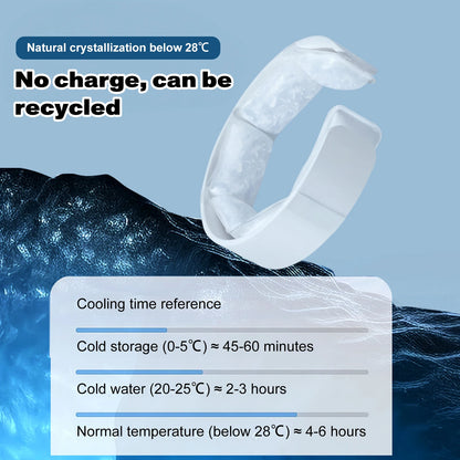 Outdoor Cooling Neck Wrap Ice Cold Neckband Long Lasting Refreshing Neck Collar for Summer Sports Hiking