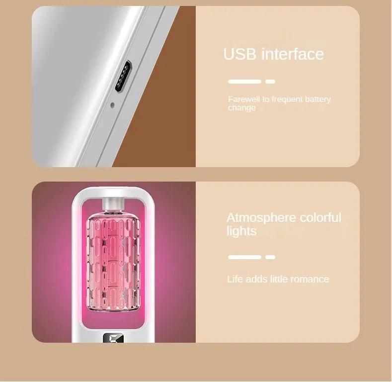 50ml Essential Oils Diffuser USB Multi-mode LED Digital Display 7 Gear Home Wall Mounted Display Air Freshener Smart Fragrance