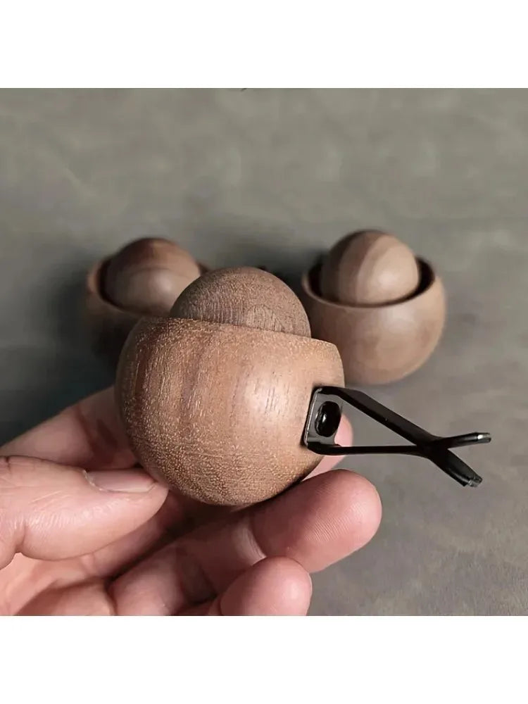 Car &amp; Home Essential Oil Diffuser - Made of Wood Mini Cute Natural Fragrance Diffuser Suitable for Bedroom Living Room Bathroom