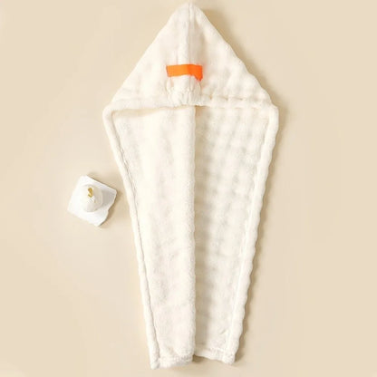 Microfiber Quickly Hair Dry Towel Extra Large Super Absorbent Bathroom Women Turban Soft Thickened Hair Dry Wrap Bonnets