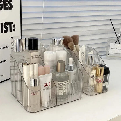Cosmetic Storage Box For Vanity Makeup Organizer Clear Acrylic Skincare Organiser For Lipstick Cosmetic Organizer Perfume Holder