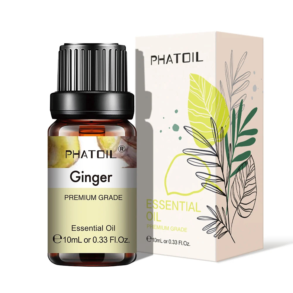PHATOIL Natural Plant Essential Oil 10ml - Eucalyptus, Lavender &amp; More