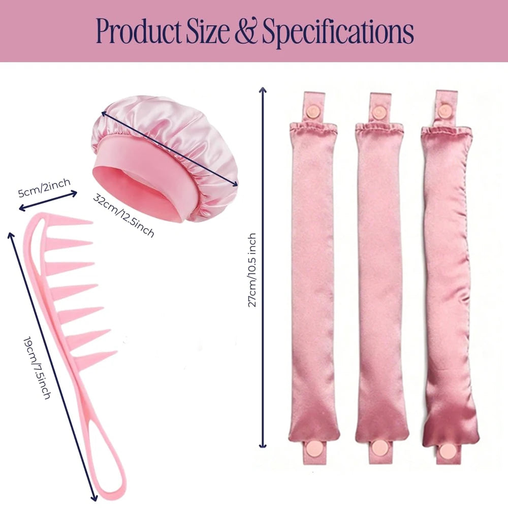 Heatless Hair Curler Set,for Heatless Curls Overnight Hair Curlers  for Curls Heatless Curling Set