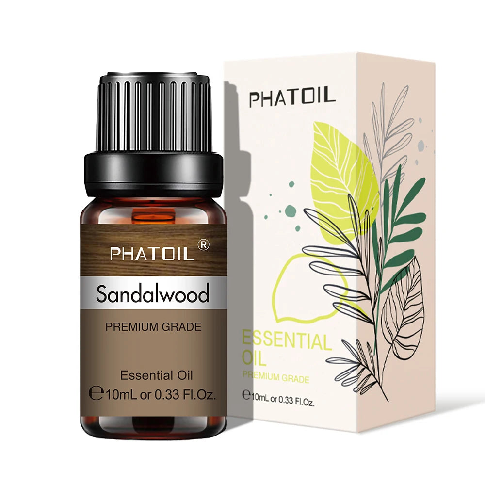 PHATOIL Natural Plant Essential Oil 10ml - Eucalyptus, Lavender &amp; More