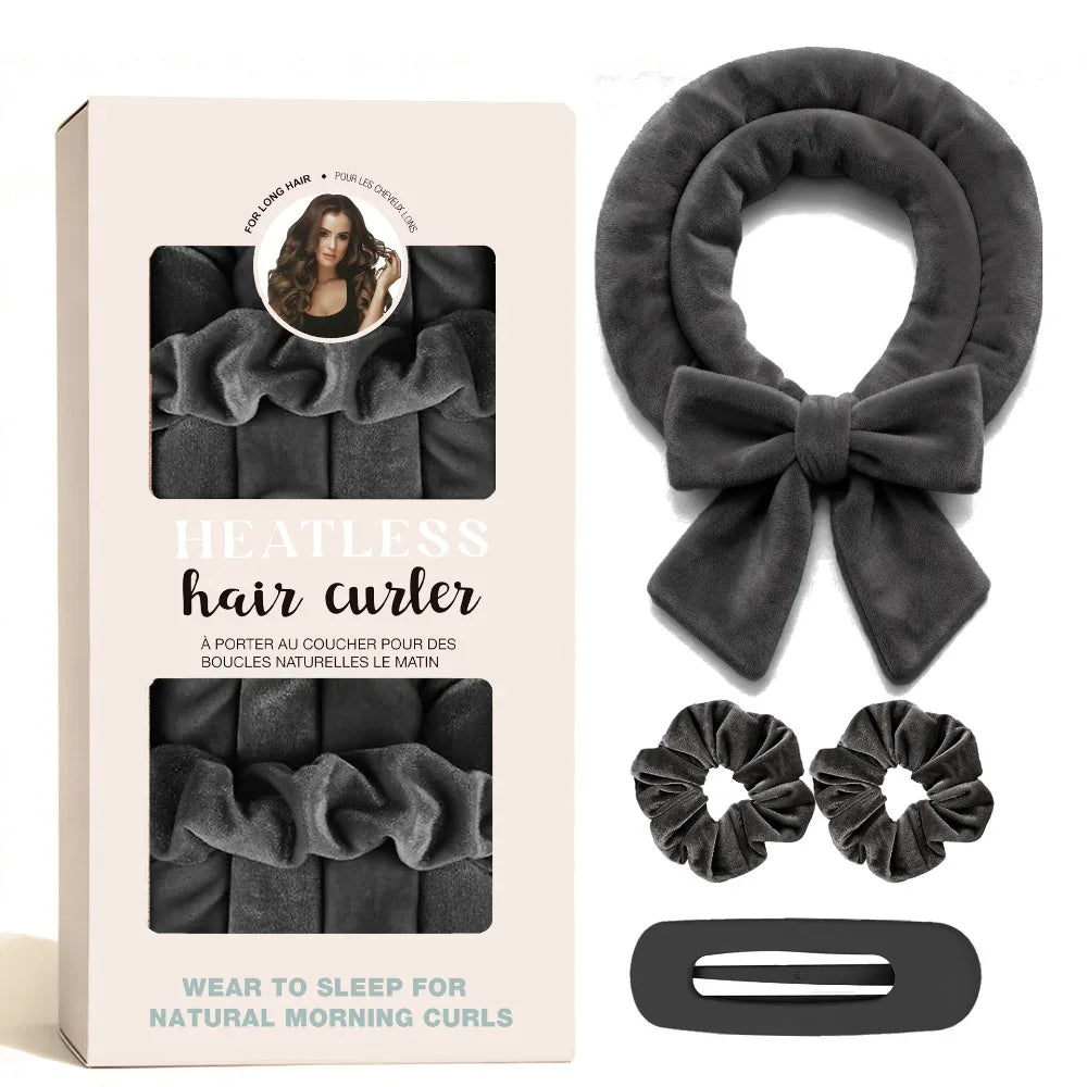 Velvet Heatless Hair Curler Set - No Heat Curlers for Heatless Curls Overnight Hair Curlers,Curls Heatless Curling Set