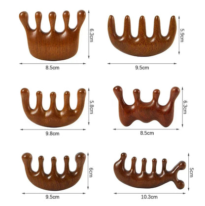 Gua Sha Massage Comb Wide Tooth Facial Massager for Head Face Scalp And Body Guasha Scraping Tool