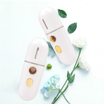 Nano Spray Facial Steamer for Face, Cool Facial Mister Steamer Handy Mist Sprayer Moisturizing Hydrating for Skin Care, Makeup