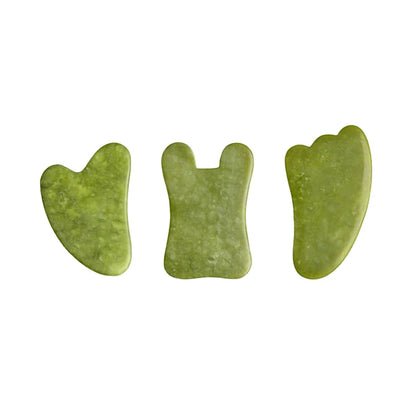 100% Natural Stone Gua Sha Board Set Jade Roller Massager Gouache Scraper Acupuncture Facial Lifting Spa Skin Care Beauty Tools