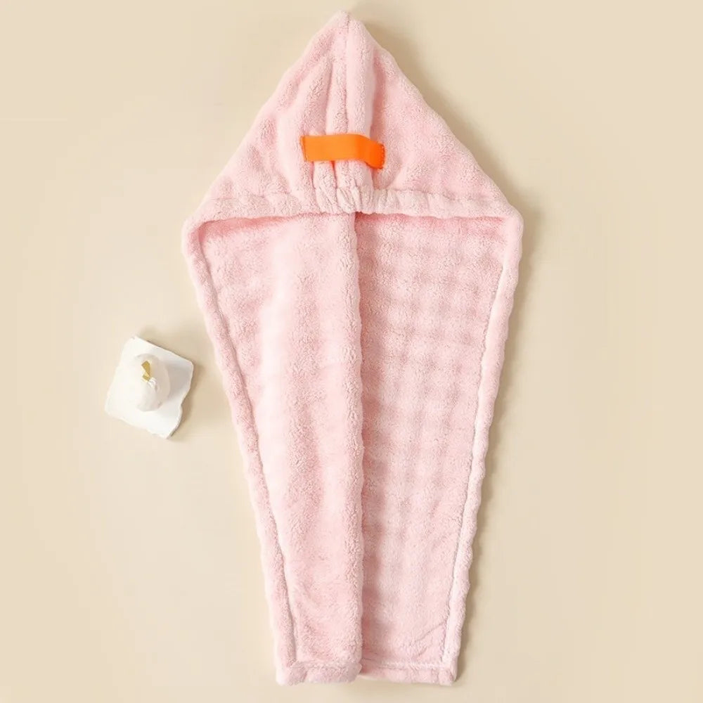 Microfiber Quickly Hair Dry Towel Extra Large Super Absorbent Bathroom Women Turban Soft Thickened Hair Dry Wrap Bonnets