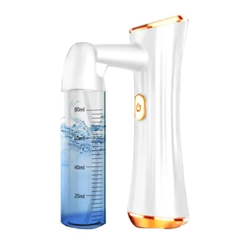 Handheld Facial Steamer - Portable Humidifier for Deep Moisturizing