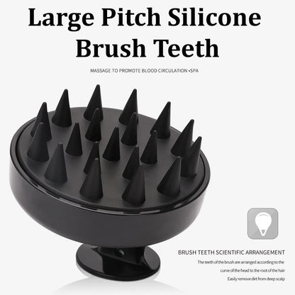 Scalp Massager for Hair Growth,Silicone Comb with Soft Bristles for Washing & Blood Circulation, Shampoo Brush Relaxation Tools