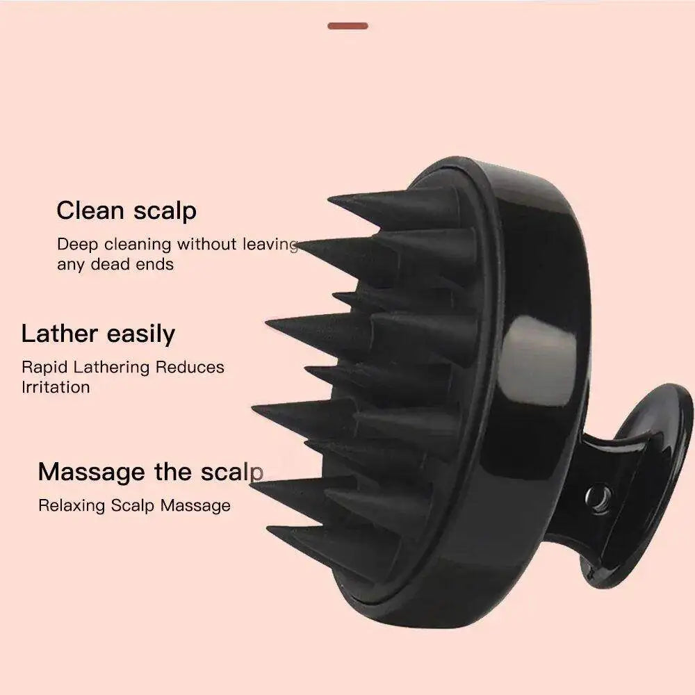 Scalp Massager for Hair Growth,Silicone Comb with Soft Bristles for Washing &amp; Blood Circulation, Shampoo Brush Relaxation Tools