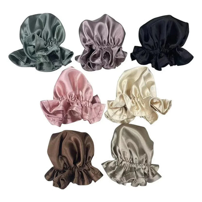 2/4/6Pcs Satin Heatless Curling Set Overnight Curl Blowout Rods Soft Hair Curlers To Sleep in Bun Bons Heatless Curls Bonnet Cap