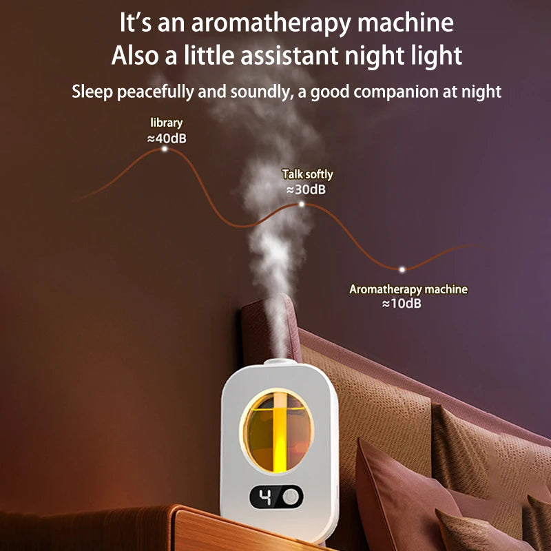 Automatic Diffuser Aromatherapy Machine Air Fragrance Air Freshener Toilet Bathroom Aroma Essential Oil Dispenser Humidifier