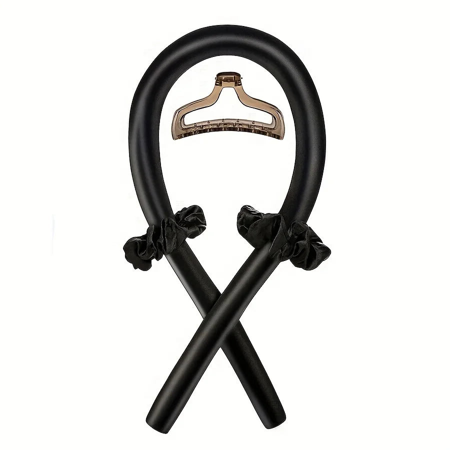 Heatless Curling Set, Silk Curls Rod Headband,No Heat Rollers to Sleep in Overnight, Satin Hair Curlers for Long and Medium Hair