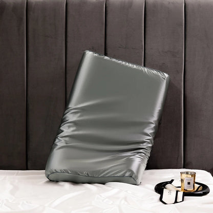 Satin Silk Pillowcase for Memory Foam and Latex Pillow Solid Cushion Cover Hair Skin Protect Decorative Case 30x50cm/40x60cm