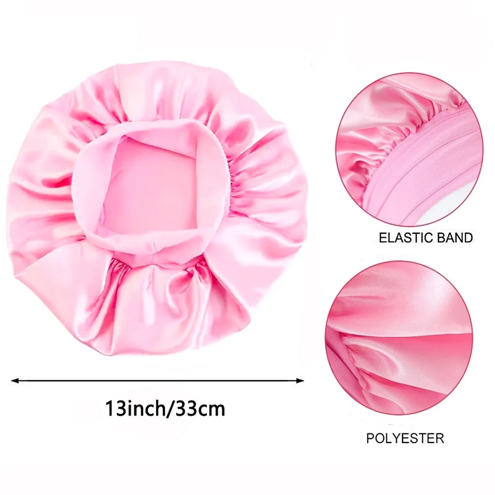 Heatless Curling Set - No Heat Overnight Curling Rod &amp; Bonnet | Spring/Summer Frizz-Free Waves, Sleep-Friendly DIY Styling 4pcs