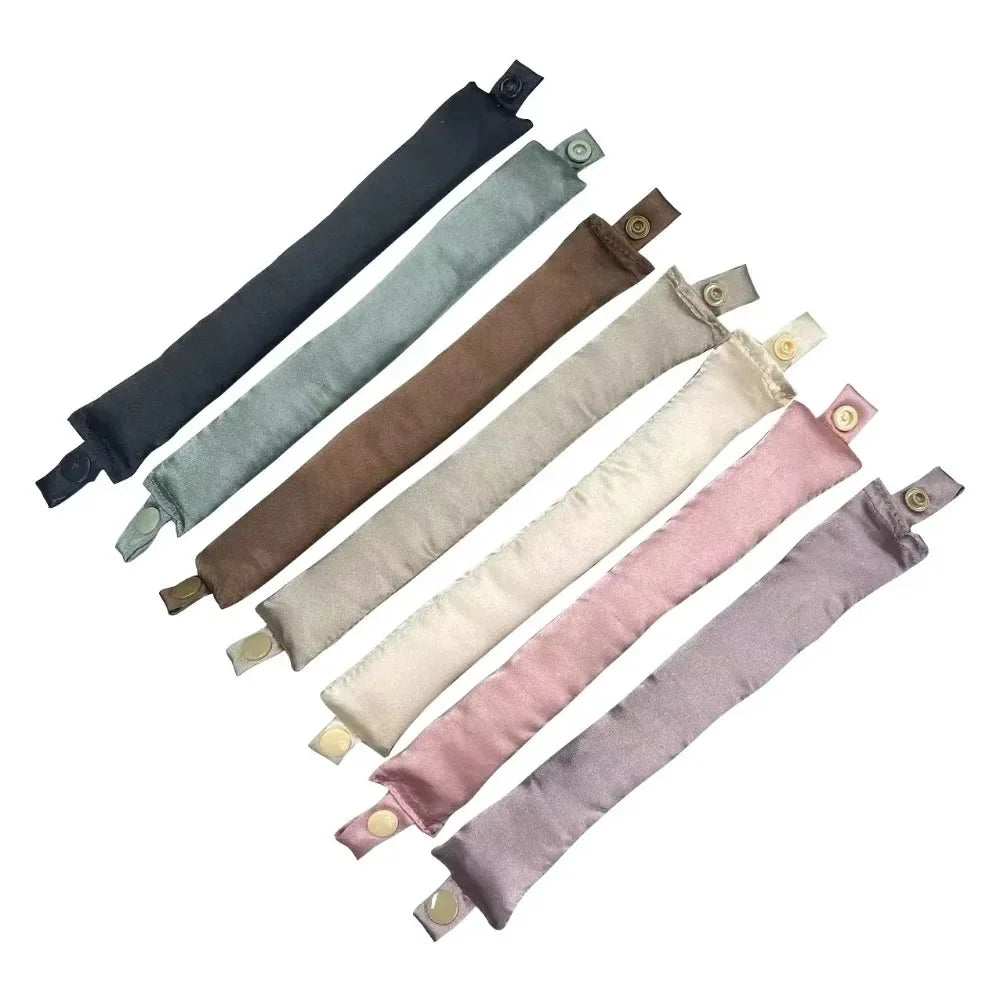 2/4/6Pcs Satin Heatless Curling Set Overnight Curl Blowout Rods Soft Hair Curlers To Sleep in Bun Bons Heatless Curls Bonnet Cap