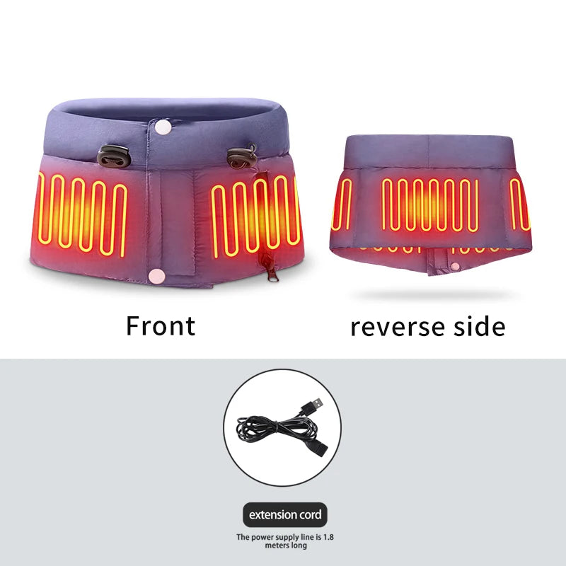 Electric Heating Neck Wrap Cold Weather 3 Temperature Adjustable Neck Warmer Heated Scarf Hot Compress Neck Protection