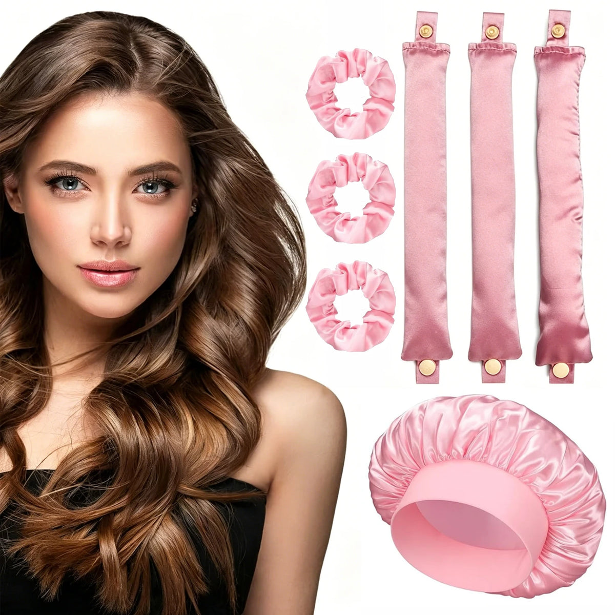 Heatless Hair Curler Set,for Heatless Curls Overnight Hair Curlers  for Curls Heatless Curling Set