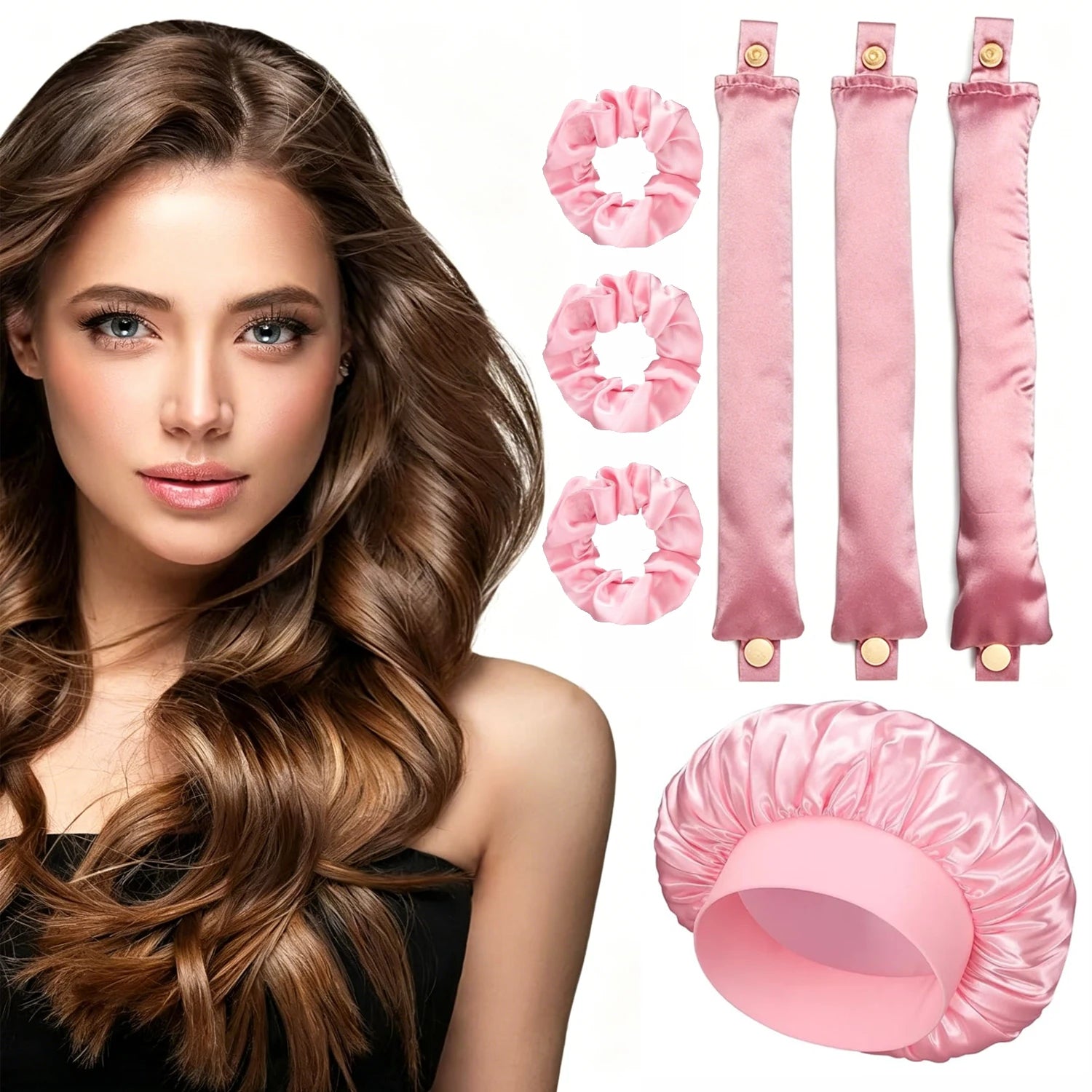 Heatless Hair Curler Set,for Heatless Curls Overnight Hair Curlers  for Curls Heatless Curling Set